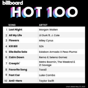 Billboard Global 200 Singles Chart (27-05-2023)
