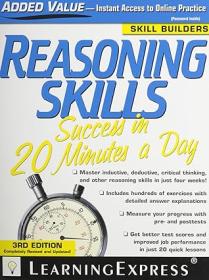 Reasoning Skills Success in 20 Minutes a Day, Third Edition [2010]<span style=color:#39a8bb>-Mantesh</span>