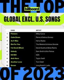 Billboard The Top Global 200 Songs Of 2023