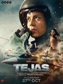 T - Tejas (2023) 720p Hindi HQ HDRip - x264 - (DD 5.1 - 192kbps & AAC) - 850MB
