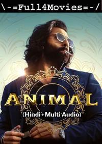 Animal 2023 480p WEB HDRip Hindi Multi DD 5.1 x264 ESubs Full4Movies