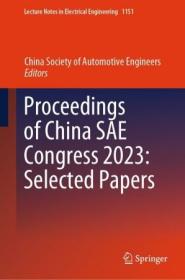 [ CourseWikia com ] Proceedings of China SAE Congress 2023 - Selected Papers