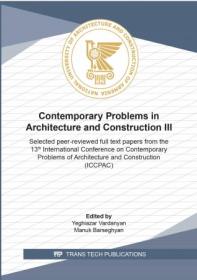 Contemporary Problems in Architecture and Construction III - Volume 906 (Key Engineering Materials, Volume 906)