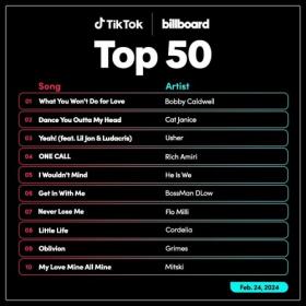 TikTok Billboard Top 50 Singles Chart (02-March-2024) Mp3 320kbps [PMEDIA] ⭐️